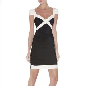 Herve Leger Umeki Bandage Dress